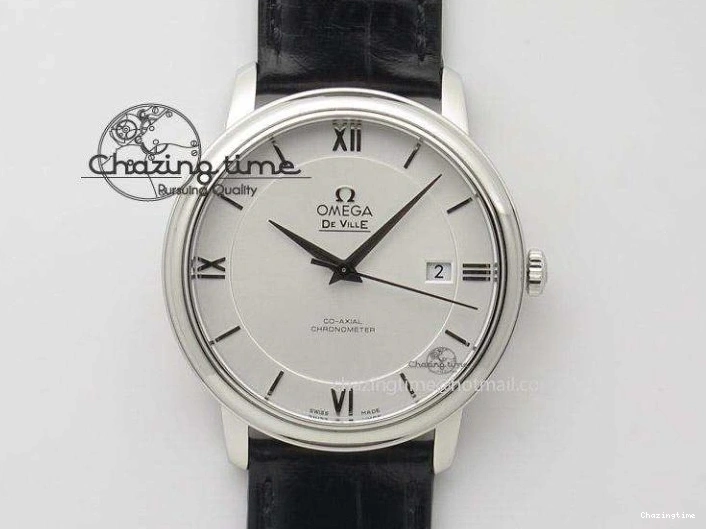 0315 De Ville Hour Vision 41mm SS VSF 1:1 Best Edition White Dial on SS Bracelet A8500 Super Clone Casual 7946